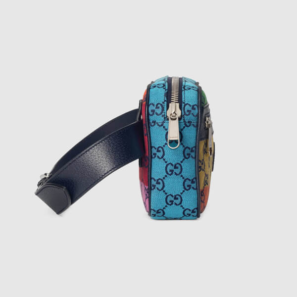 【グッチ】新作☆GG マルチカラー ベルトバッグ 658657 2U1BN 4198